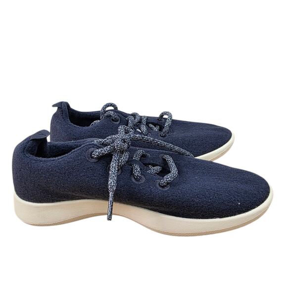 Allbirds Women's Lightweight Wool Runners Sneaker Lace Up Navy Blue Size 7 - Picture 2 of 7